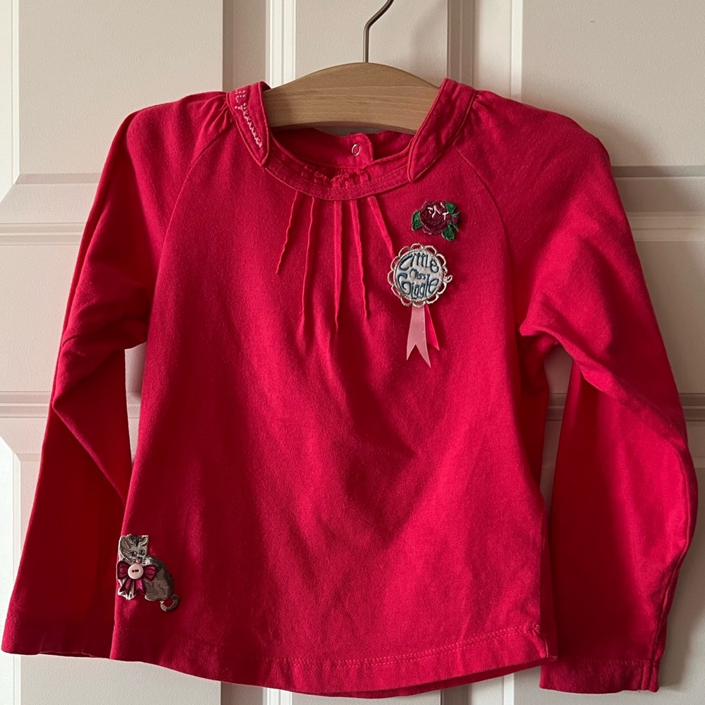 Oilily little miss giggle long sleeve tee